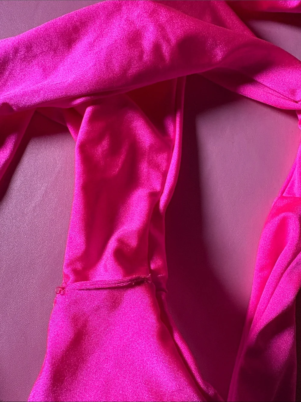 Hot Pink Women's Triangle Bikini Set 3 piece.